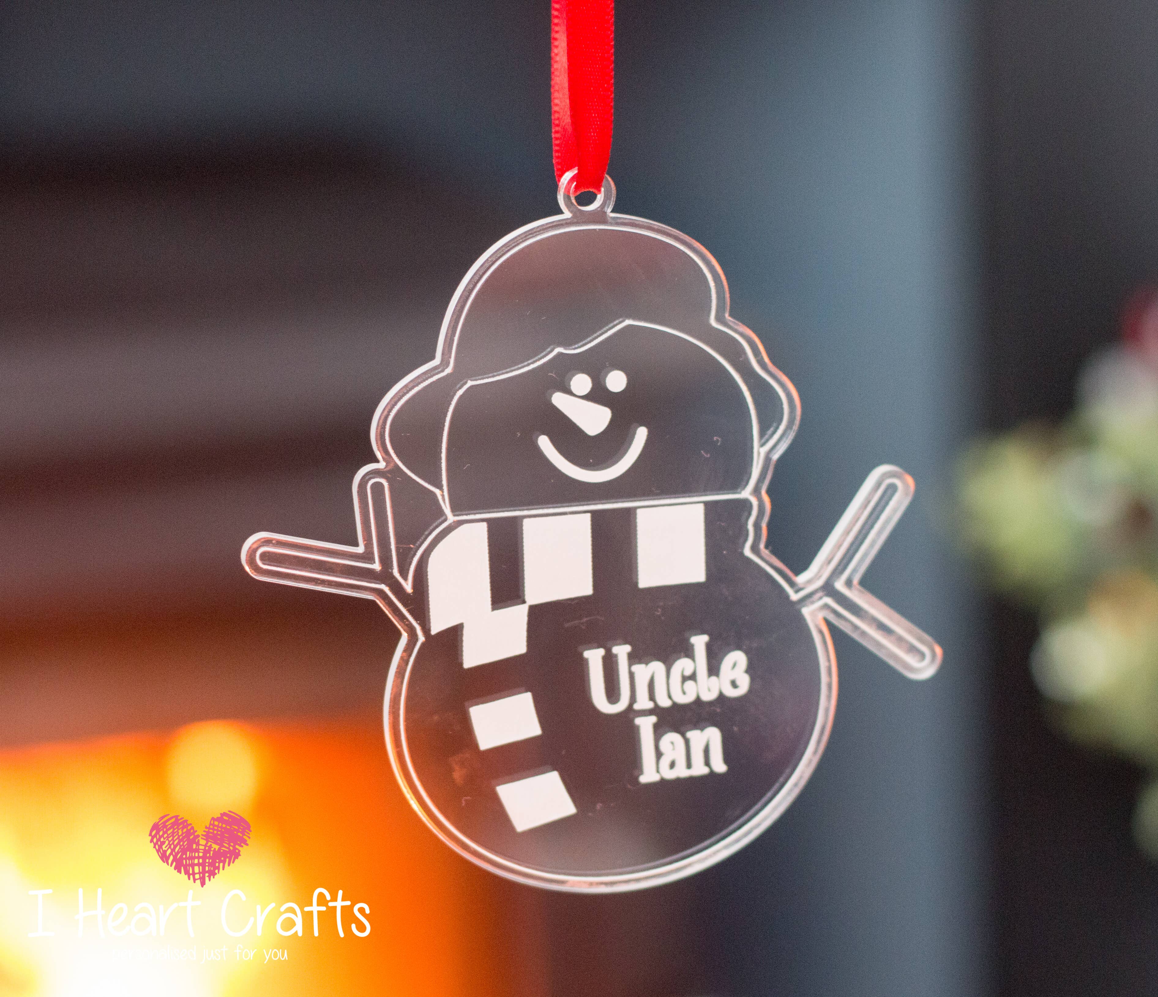 Snowman Christmas Tree Decoration craft product